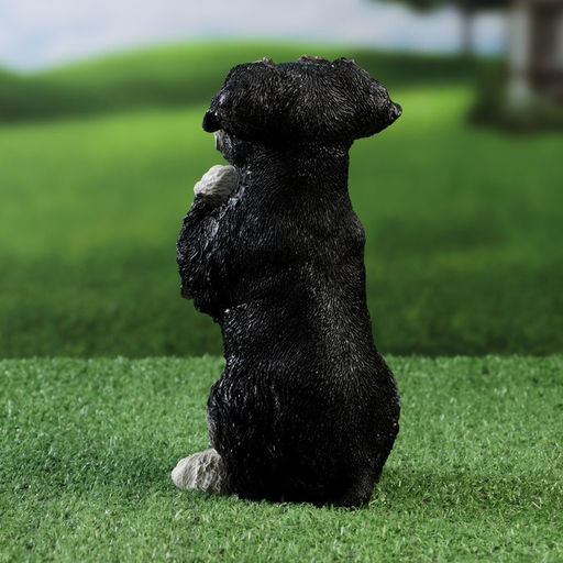 Фигурка полистоун «Попрошайка Шнауцер», 9×10×21 см