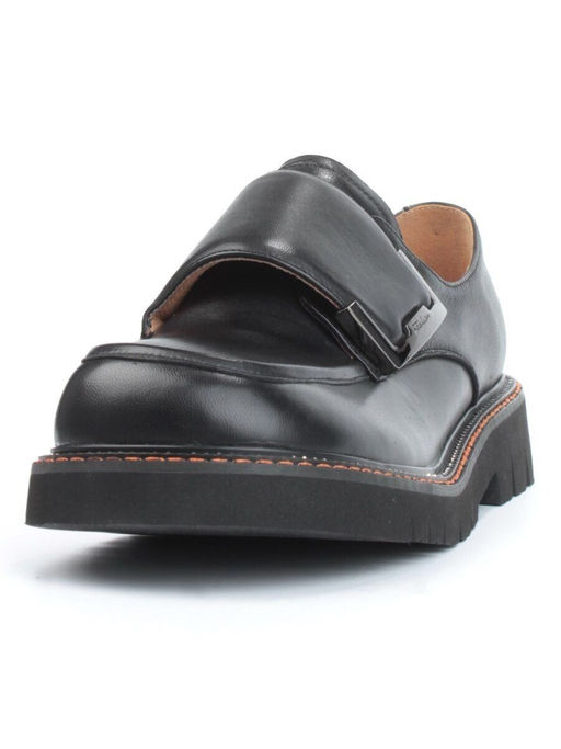 03-DYX02-2 BLACK Полуботинки женские (натуральная кожа)