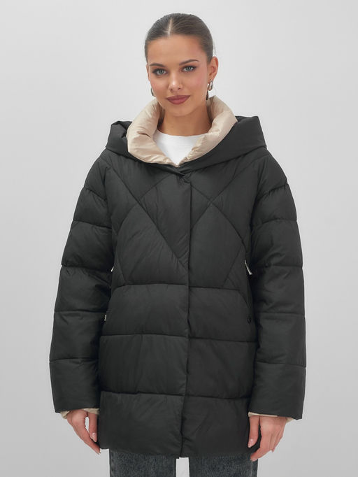 Куртка зимняя HaiLuoZi женская черная утеплитель 200 г/м² - Mtforce фото 7