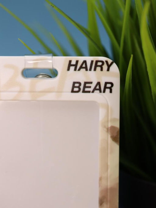 Футляр для карт с брелком "Hairy bear"