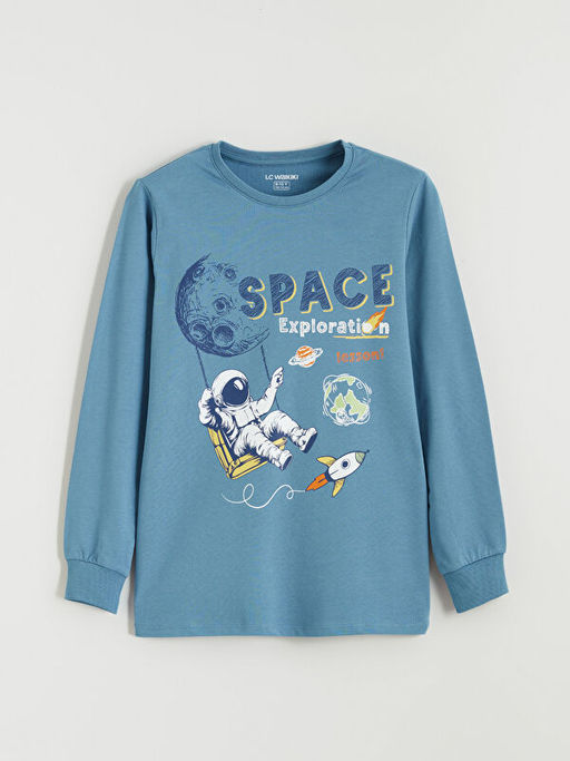 Uzay Temal? Erkek ?ocuk Pijama ?st