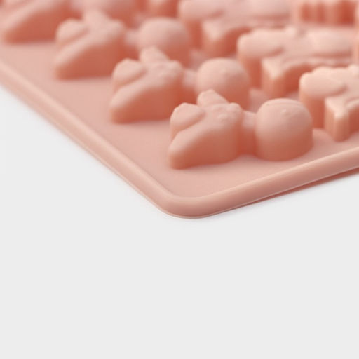 Форма для мармелада Доляна Дино, силикон, 19?11.7 см, 48 ячеек (1.9?1 см), МИКС  фото 4