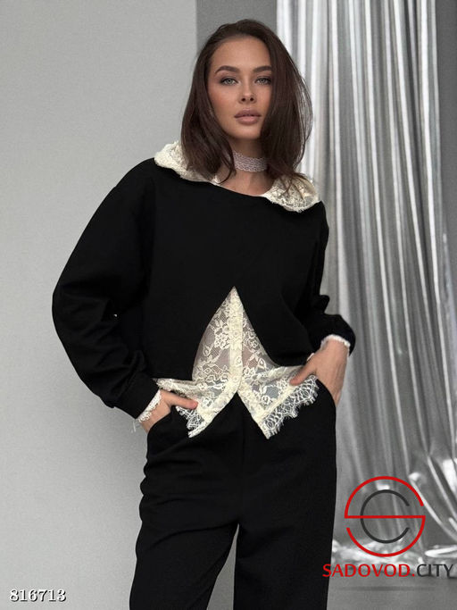 Костюм женский тройка кофта,штаны,кофта безрукавка - Bruno фото 2