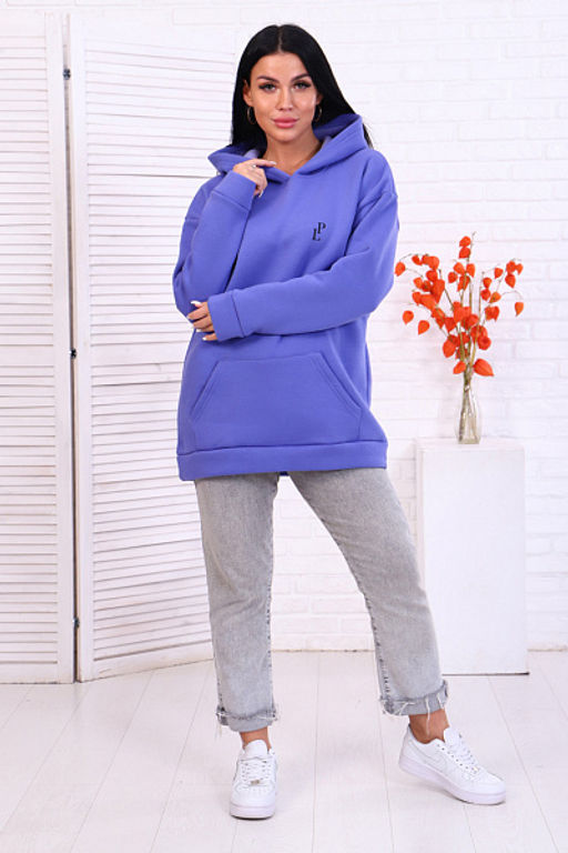 Толстовка с капюшоном, футер с начесом 3-х нитка (878-3) - Плиона фото 34