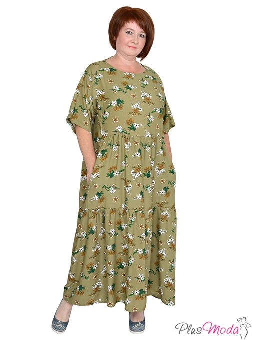Платье Модель №940 размеры 44-84 - Plusmoda фото 2