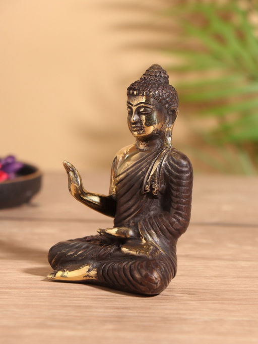 Сувенир «Будда», 7×5×10 см, бронза