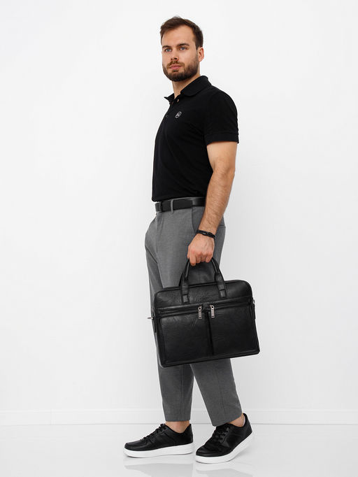 Портфель 6677-3 black Jeep