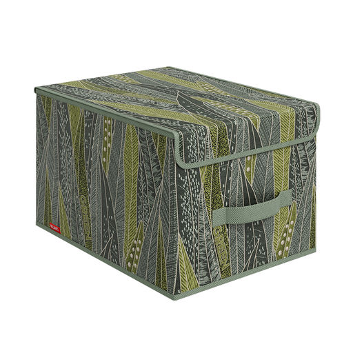 Короб стеллажный с крышкой, большой, 30*40*25 см, GREEN, шт - Valiant фото 2