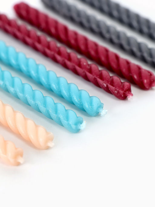 Цена за 2 шт. Свечи для торта «Разноцветная палитра», 8 шт.