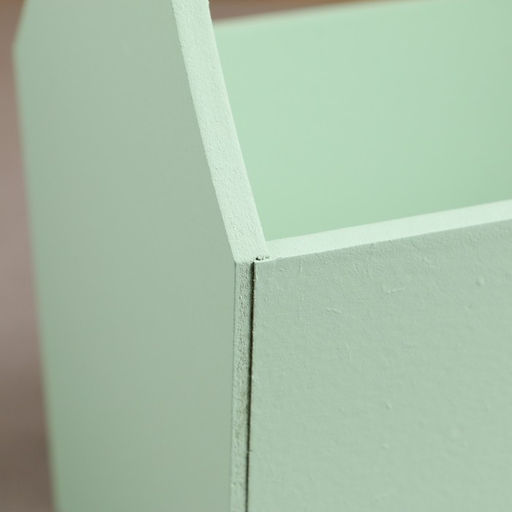 Кашпо деревянное Виллиан Лонг, с ручкой, 2512,510(28) см Оливковый - Дарим красиво фото 5