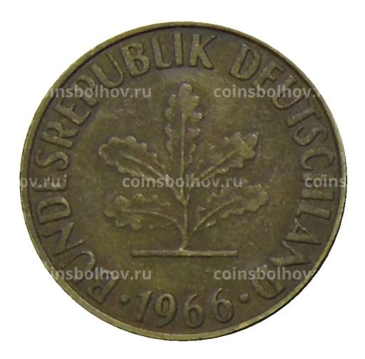 10 пфеннигов 1966 года F Германия