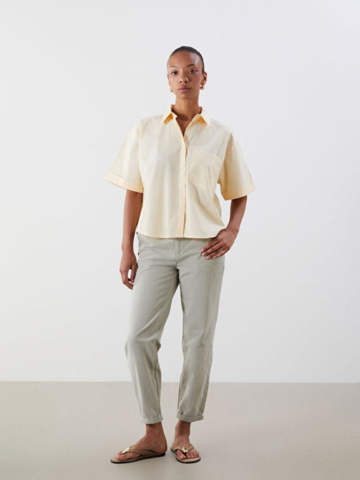 Oversize Poplin Kad?n G?mlek