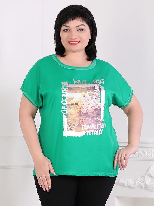 Футболка из тенселя женская