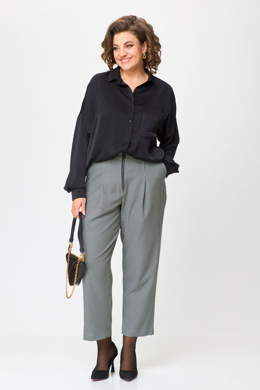 Костюм Michel Chic 1402 черный, клетка  фото 4