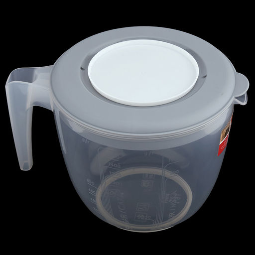 Емкость для миксера пластмассовая "HELSINKI" 1,9л, 22х16,7х15,2см, мерная, пепельный жемчуг (Россия)