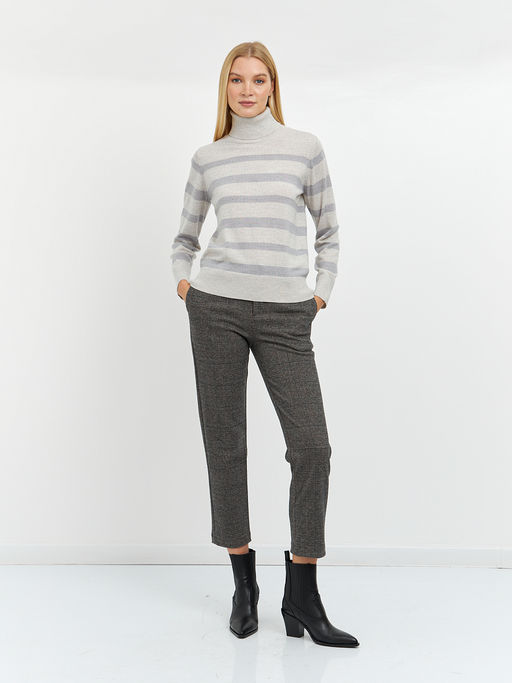 водолазка женская из шерсти в полоску - Glenfield фото 2