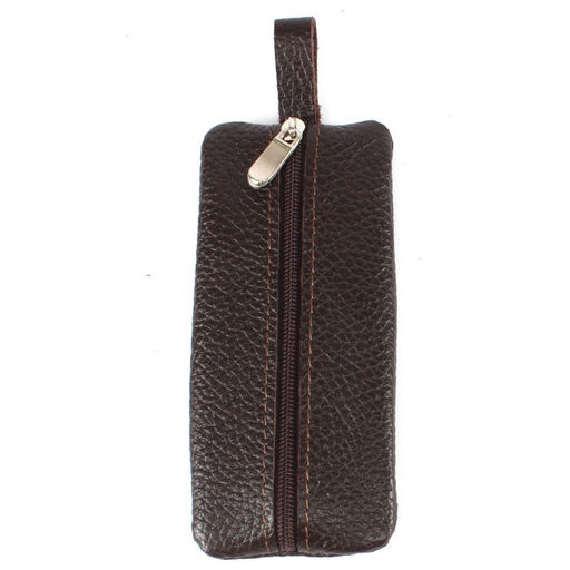 Футляр для ключей Croco-кл-507 (на молнии) натуральная кожа коричневый флотер (116) 265315