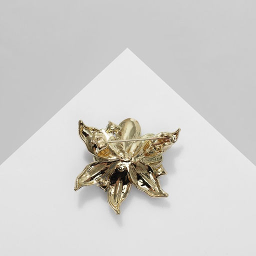 Брошь Цветок градиент, цветная в золоте - Queen fair фото 3