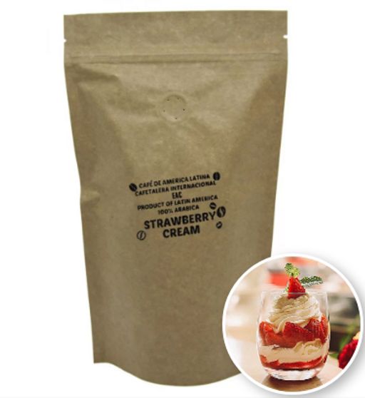 КОФЕ "КЛУБНИКА СО СЛИВКАМИ" 1 кг