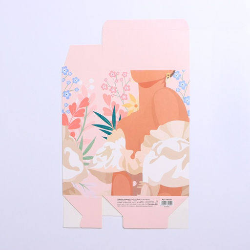 Коробка складная Девушка в цветах, 16 23 7.5 см - Дарите счастье фото 4