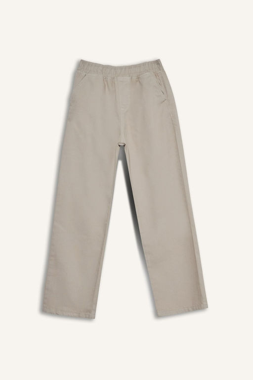 %100 Pamuk Beli Lastikli Gabardin Pantolon Erkek _ocuk - Defacto фото 7