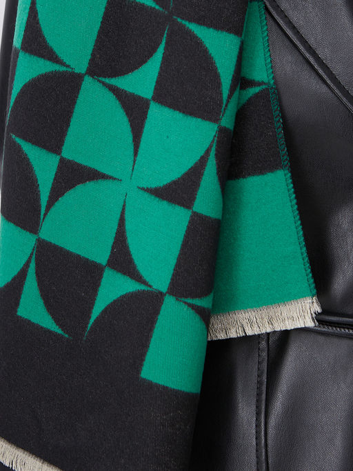 в составе ШЕРСТЬ и КАШЕМИР Большой, мягкий, теплый однотонный двусторонний палантин. - Tantino фото 8