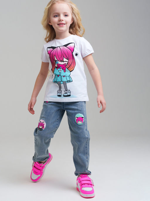 12522273 Брюки джинсовые для девочек