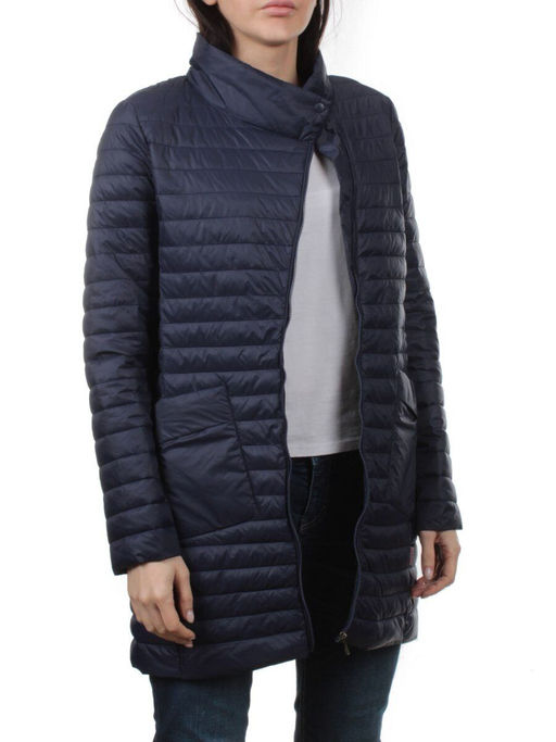 K-531 DK. BLUE Куртка демисезонная стеганая женская (70 гр. холлофайбер) - Fashion фото 6