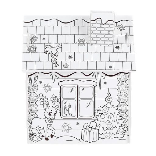 Домик-раскраска 3 в 1 Новогодний хоровод - Zabiaka фото 2