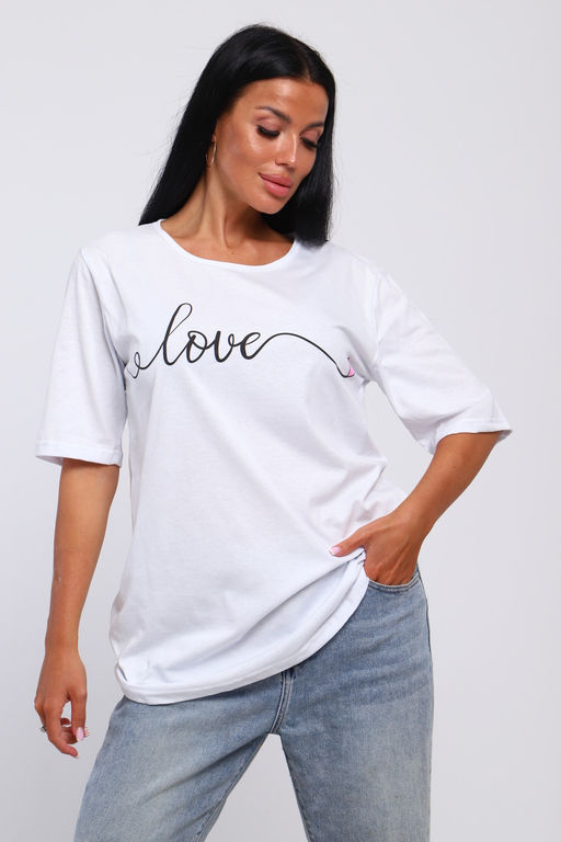 Футболка с надписью Love, Арт. 801