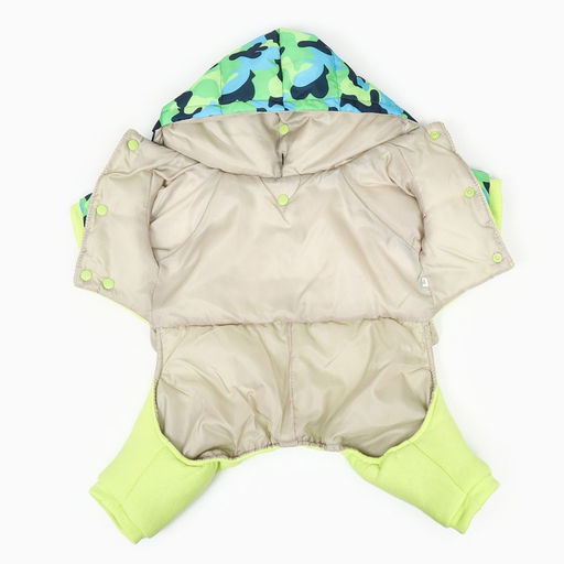 Комбинезон Go-Иди с утяжкой, размер 10 (ДС 25, ОГ 34, ОШ 24 см), зелёный/камуфляж - Simaland фото 9