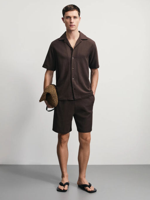 Поло из смесового хлопка / Zarina  фото 2