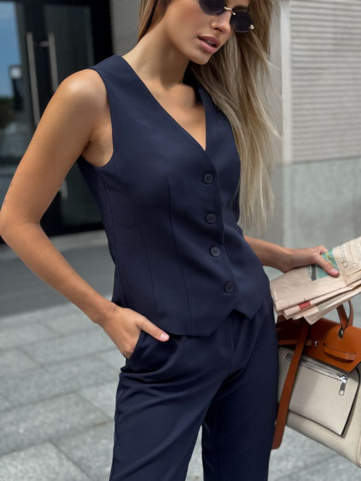 Костюм DilanaVIP 2120 темно-синий - Dilana vip фото 8