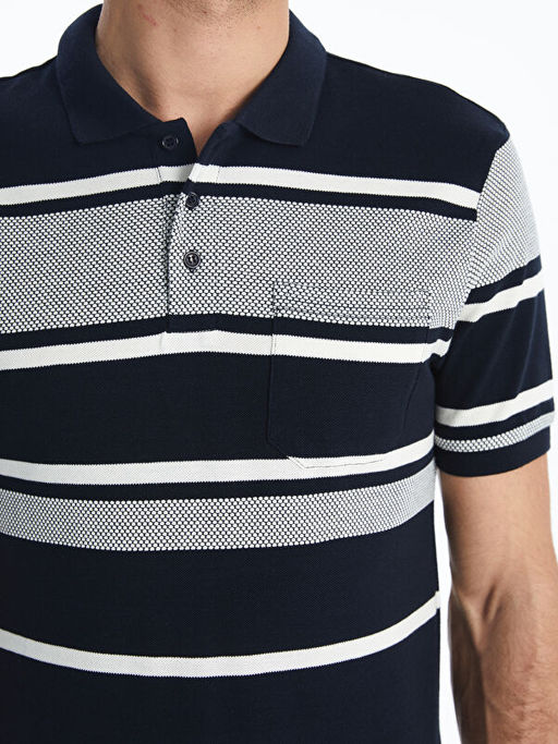 Polo Yaka ?izgili Erkek Ti??rt