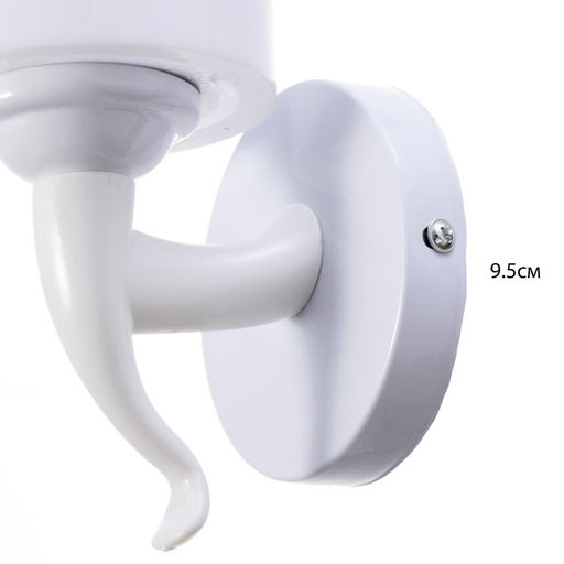 Бра «Холли», Е27, 15 Вт, белый, 8×22 см