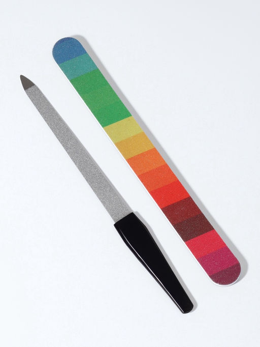 Цена за 2 шт. Набор маникюрный, 2 предмета, разноцветный