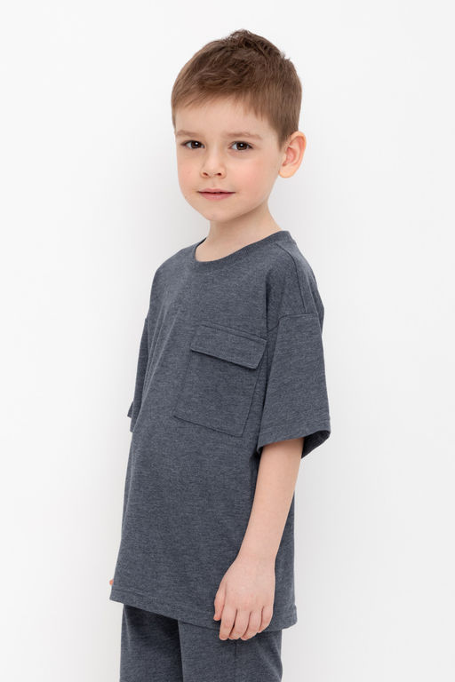 Crockid _ КР 302590/темно-синий меланж к506 фуфайка для мал фото 3