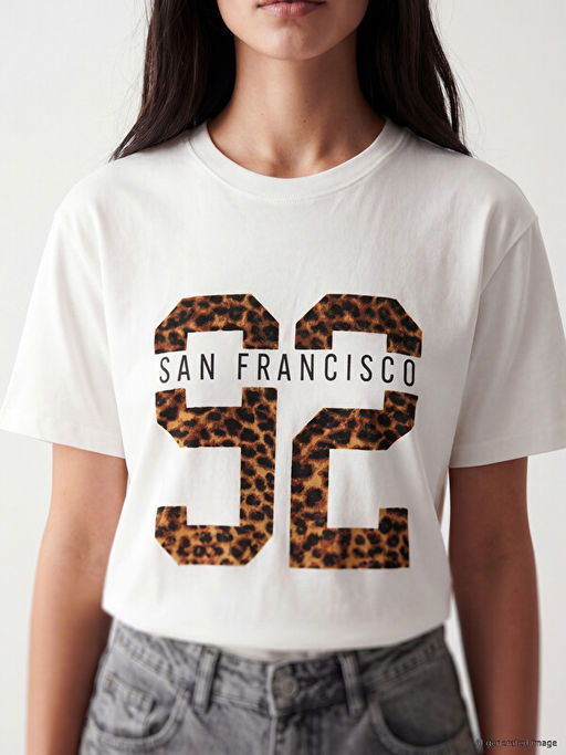 Футболка женская с принтом San Francisco