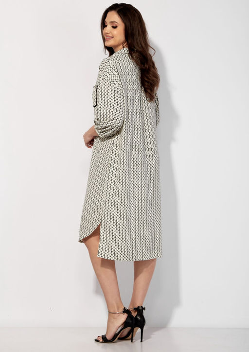 Платье ТАиЕР 1343 молочный  фото 6