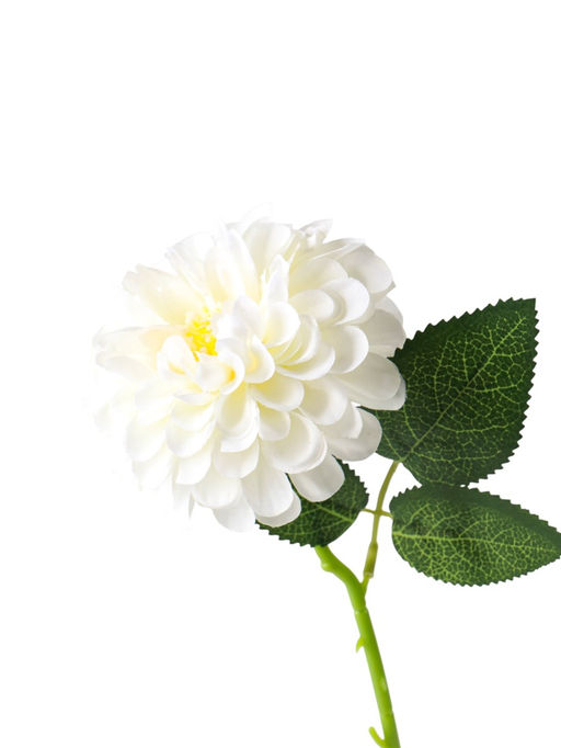 Цена за 2 шт. Цветы искусственные «Хризантема Амадея», d=9 см, h=46 см, белые