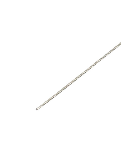 Тросик ювелирный, 0.45 мм, катушка 24 метра, цвет стальной