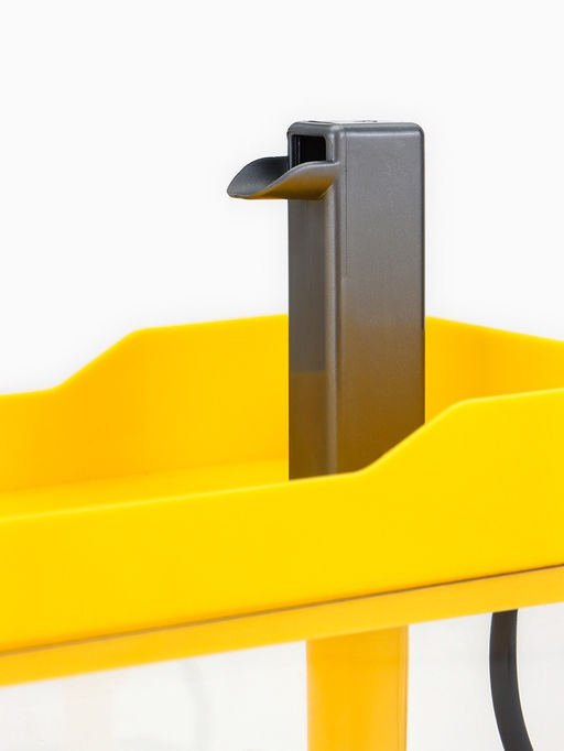 Фонтан для кошек и собак «Пижон», 1.5 л, 16.5×11.5×12 см, евророзетка, жёлтый