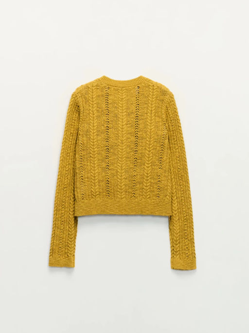 Ажурный кардиган из хлопка / Zarina  фото 3