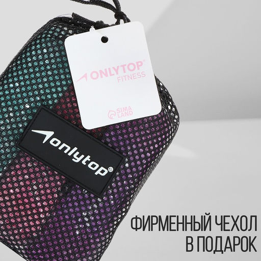 Набор из 3 петель для фитнеса ONLYTOP: нагрузка 18, 27, 36 кг, 204×4 см