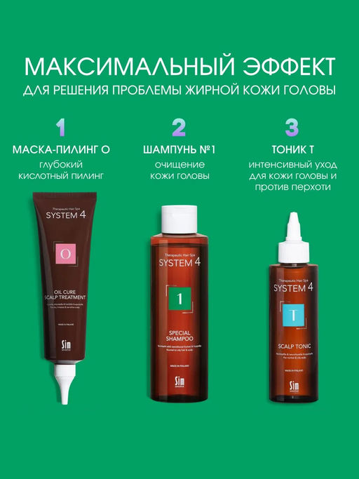 System 4 Терапевтический шампунь №1, 250 мл - Sim sensitive фото 8