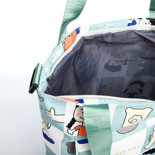 Шопер на молнии, цвет зелёный - Simaland фото 4