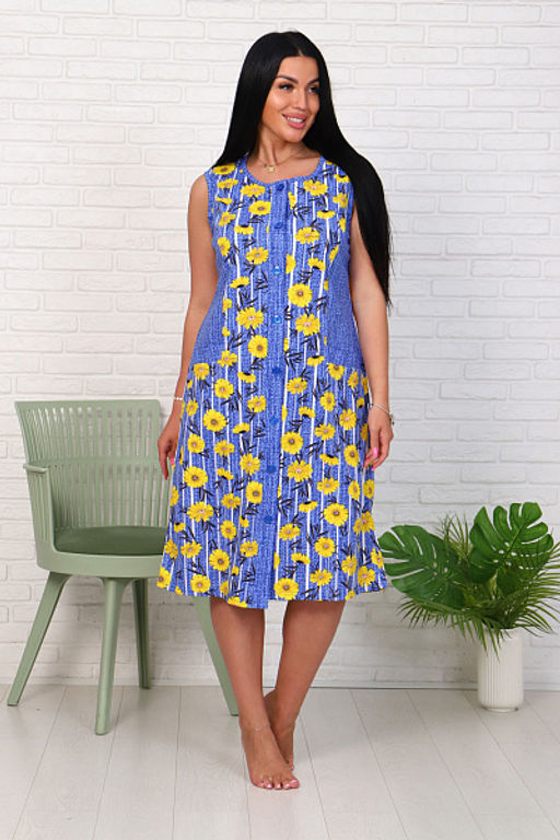 Халат женский на пуговицах (921-2) - Плиона фото 7