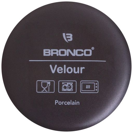 Кружка Bronco Velour 440 мл черная набор 4 шт  фото 3