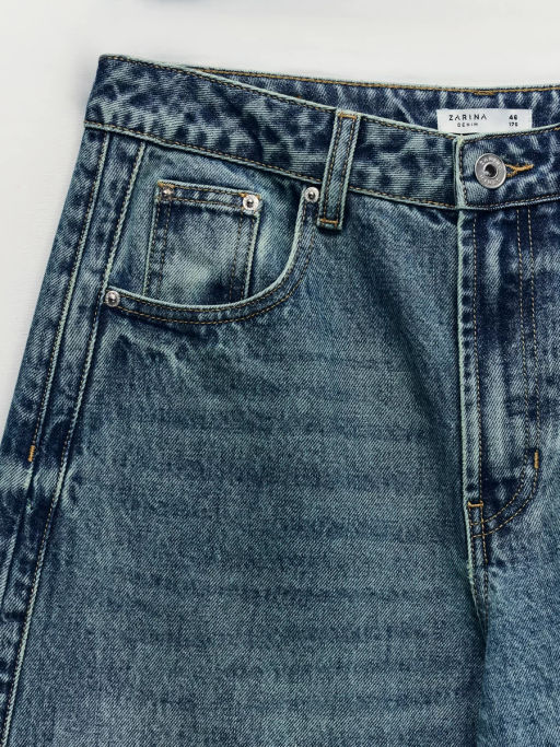 Джинсы barrel со средней посадкой / Zarina  фото 9