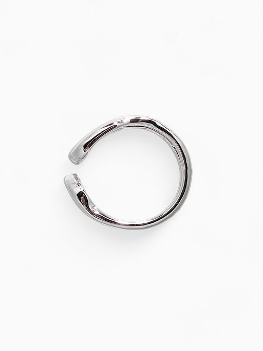 Серьги каффы «Булавка», цвет серебро